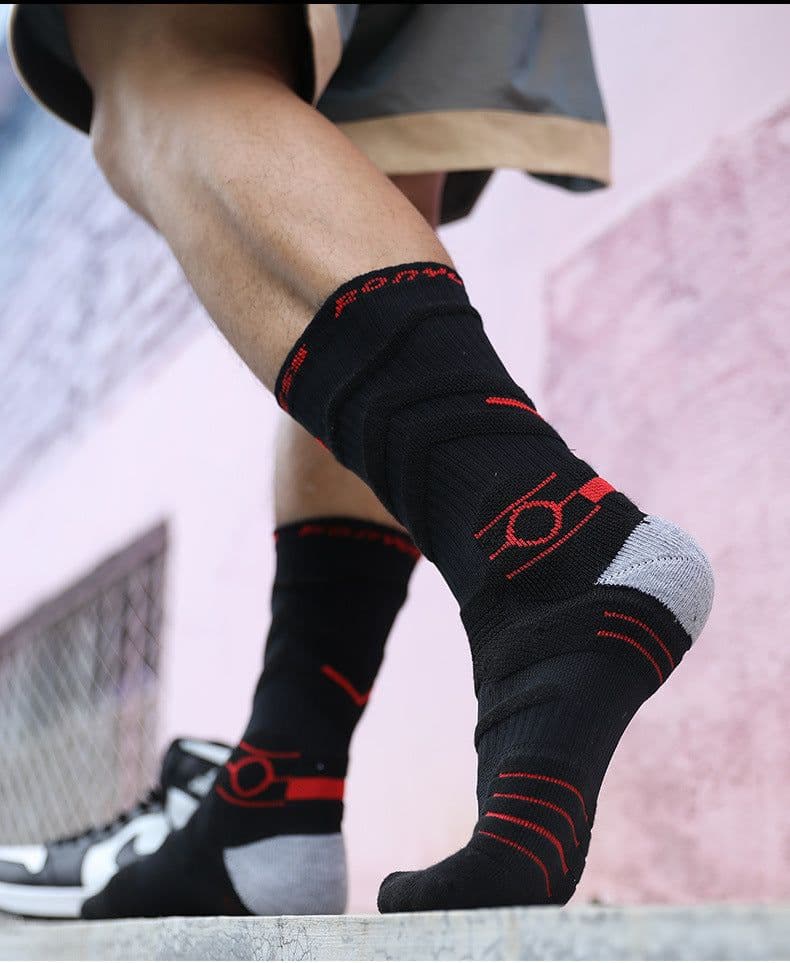 image-Fashion Personality Men's Anti-Slip Sports Socks