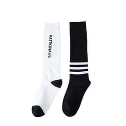 image-Socks Women's Calf Fashion Letters Football Fitness Socks