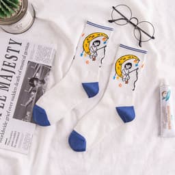 image-Women's Fashion Cute Cartoon Breathable Socks