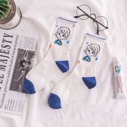 image-Women's Fashion Cute Cartoon Breathable Socks