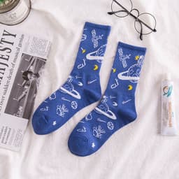 image-Women's Fashion Cute Cartoon Breathable Socks