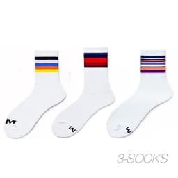 image-Men's Fashion Rainbow Sports Fitness Casual Socks