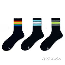 image-Men's Fashion Rainbow Sports Fitness Casual Socks