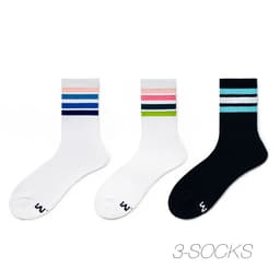image-Men's Fashion Rainbow Sports Fitness Casual Socks
