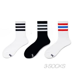 image-Men's Fashion Rainbow Sports Fitness Casual Socks