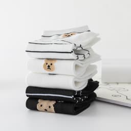 image-Socks Female Japanese Cartoon Shallow Mouth Casual Socks