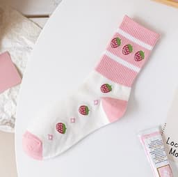 image-Cute Japanese Korean College Style Cotton Summer Stockings