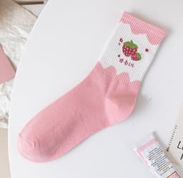 image-Cute Japanese Korean College Style Cotton Summer Stockings