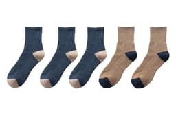 image-Men's Fashion Sports Half Terry Socks