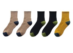 image-Men's Fashion Sports Half Terry Socks