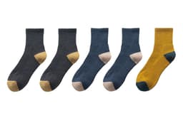 image-Men's Fashion Sports Half Terry Socks