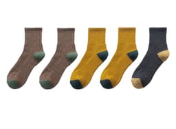 image-Men's Fashion Sports Half Terry Socks