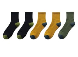 image-Men's Fashion Sports Half Terry Socks