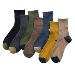 image-Men's Fashion Sports Half Terry Socks