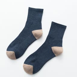 image-Men's Fashion Sports Half Terry Socks
