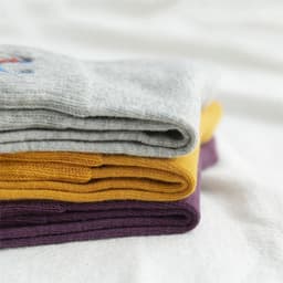 image-Fashion New Ladies Rainbow Embroidery Socks