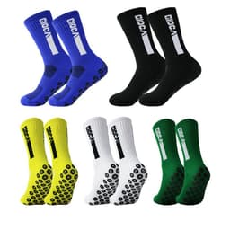 image-Men's And Women's Towel Bottom Non-slip Dispensing Football Socks