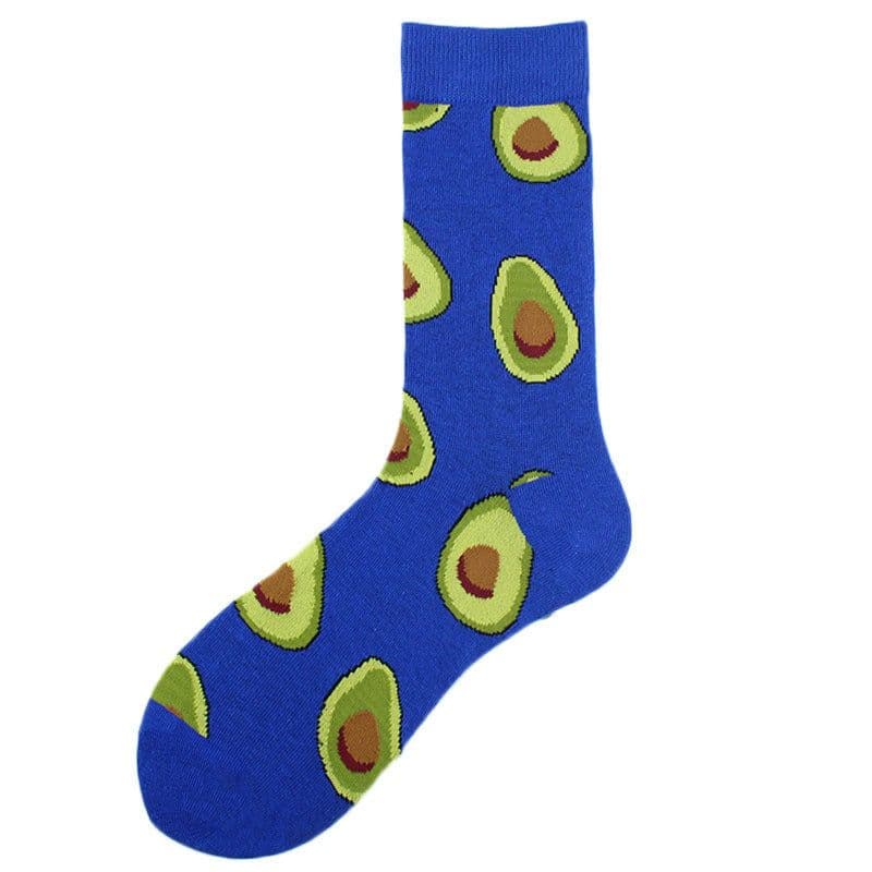 image-Men's Fashion Geometric Mid Tube Socks