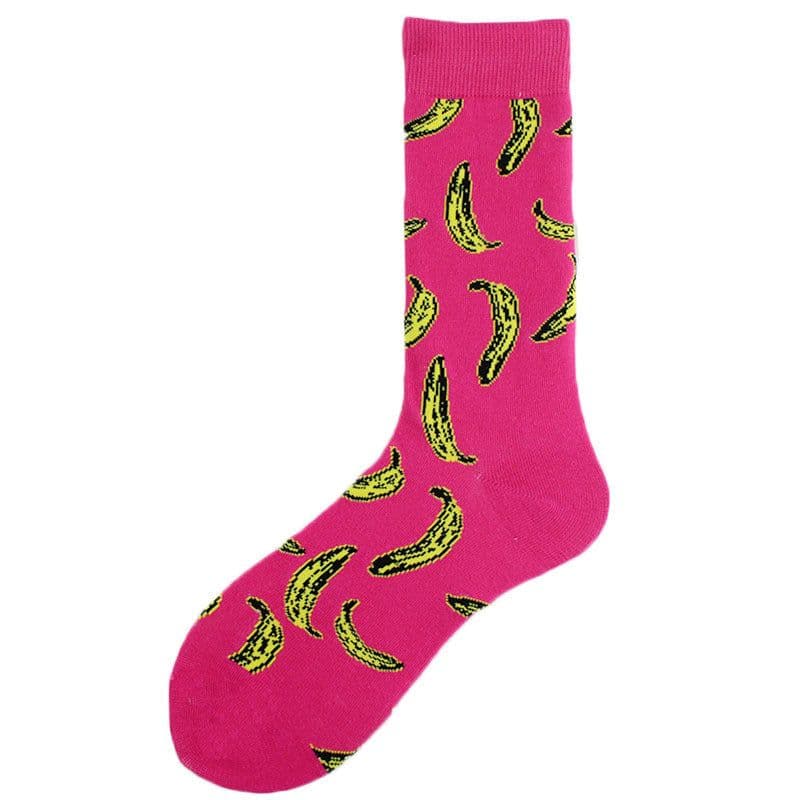 image-Men's Fashion Geometric Mid Tube Socks