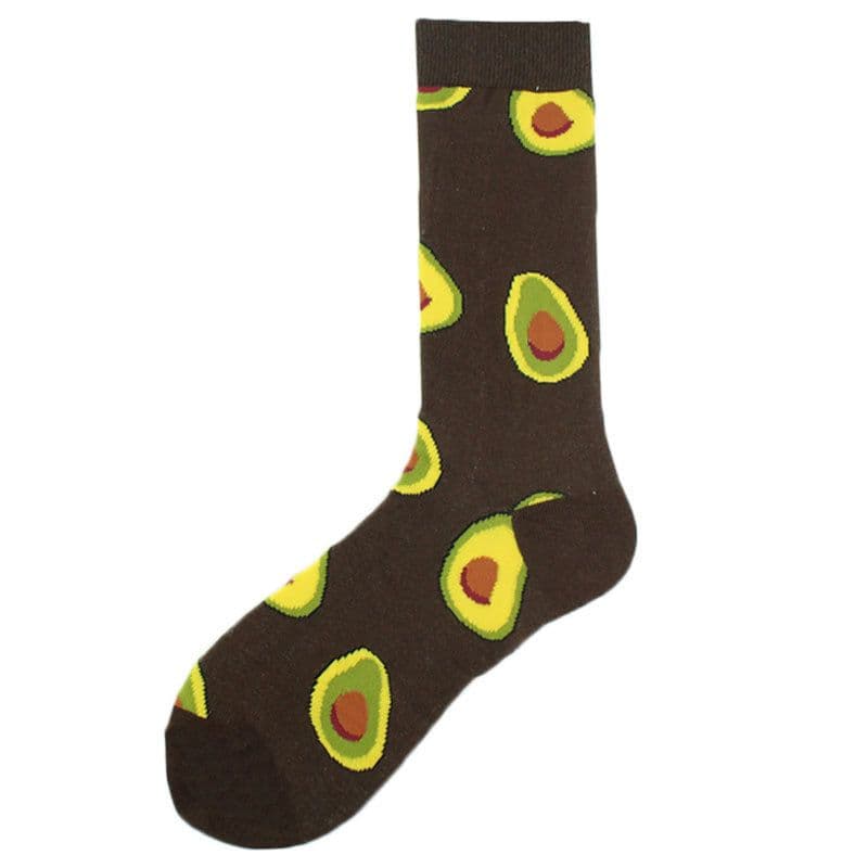 image-Men's Fashion Geometric Mid Tube Socks