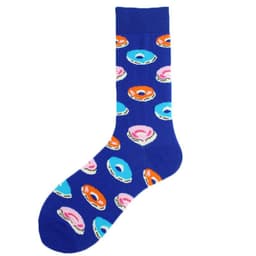 image-Men's Fashion Geometric Mid Tube Socks