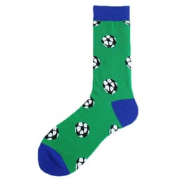 image-Men's Fashion Geometric Mid Tube Socks