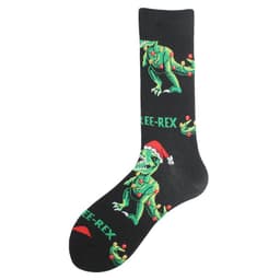 image-Men's Fashion Geometric Mid Tube Socks