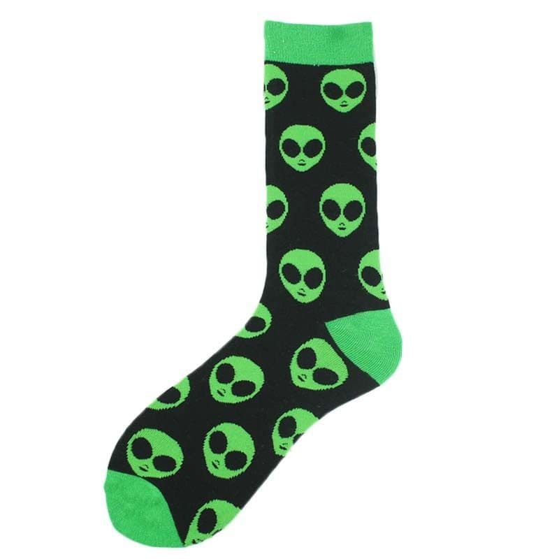 image-Men's Fashion Geometric Mid Tube Socks