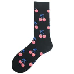 image-Men's Fashion Geometric Mid Tube Socks