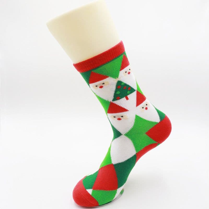 image-Christmas Stockings Cartoon Medium Tube Female New Year Gift