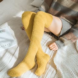 image-Women's New Winter Coral Fleece Socks