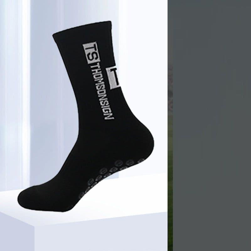 image-Large Suction Cup Non-slip Thickened Towel Bottom Football Socks