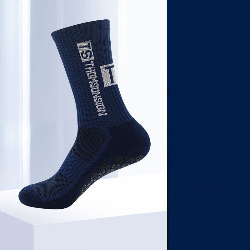 image-Large Suction Cup Non-slip Thickened Towel Bottom Football Socks