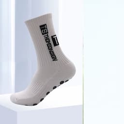 image-Large Suction Cup Non-slip Thickened Towel Bottom Football Socks
