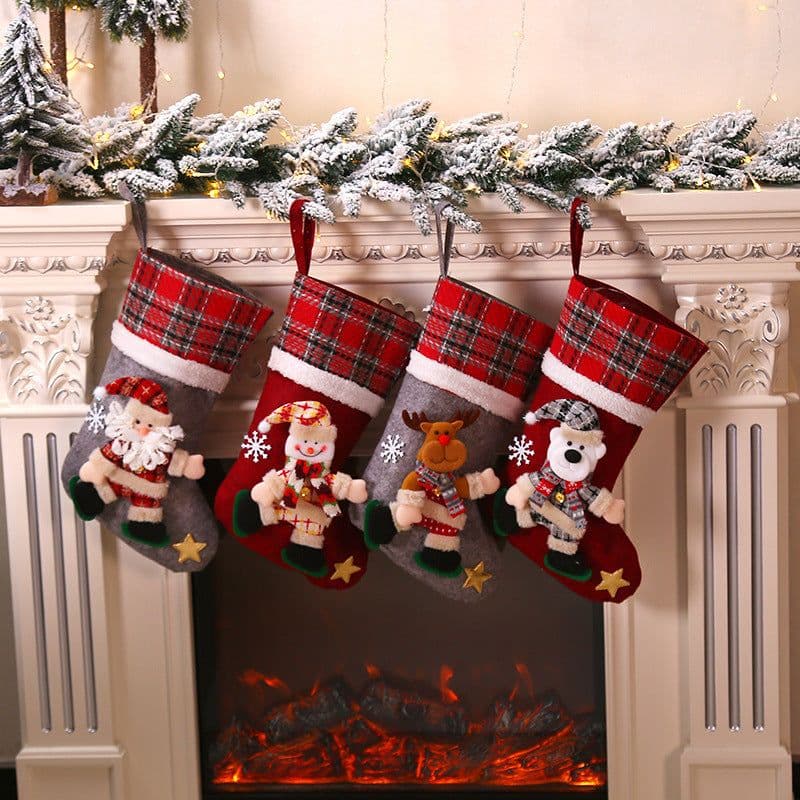image-Home Fashion Christmas Decorations Doll Socks