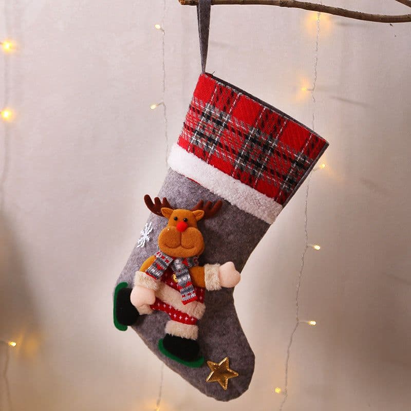 image-Home Fashion Christmas Decorations Doll Socks
