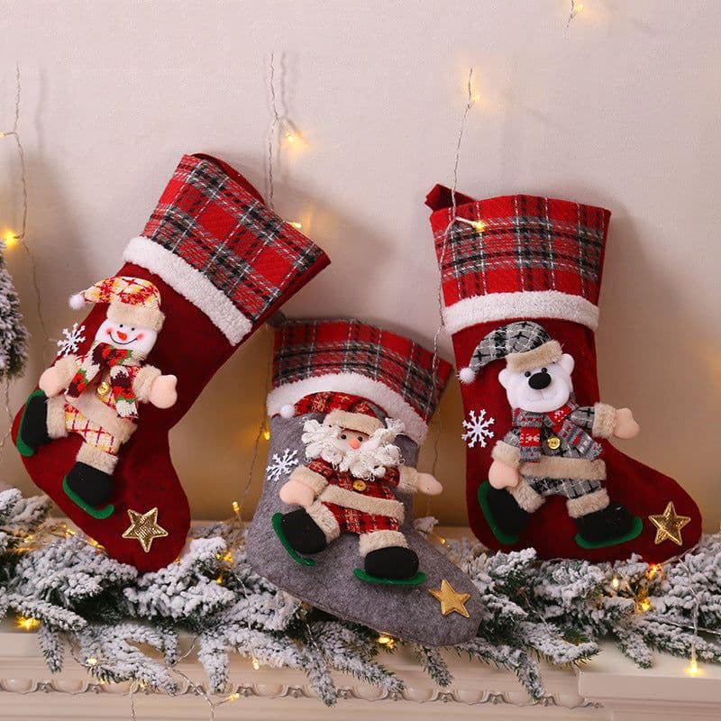 image-Home Fashion Christmas Decorations Doll Socks