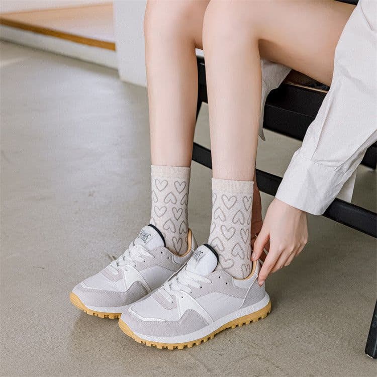 image-Women's Fashion Comfortable Casual Colorblock Socks