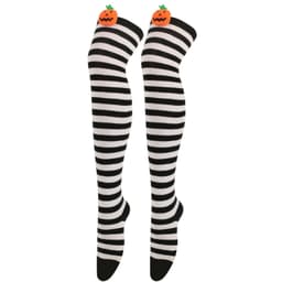 image-Cartoon Devil Over Knee Socks Women