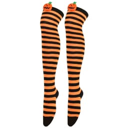 image-Cartoon Devil Over Knee Socks Women