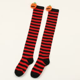 image-Cartoon Devil Over Knee Socks Women