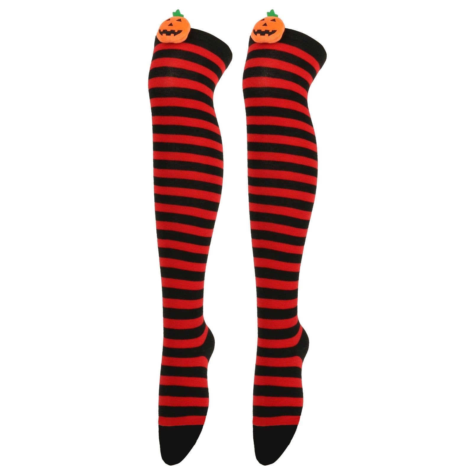 image-Cartoon Devil Over Knee Socks Women