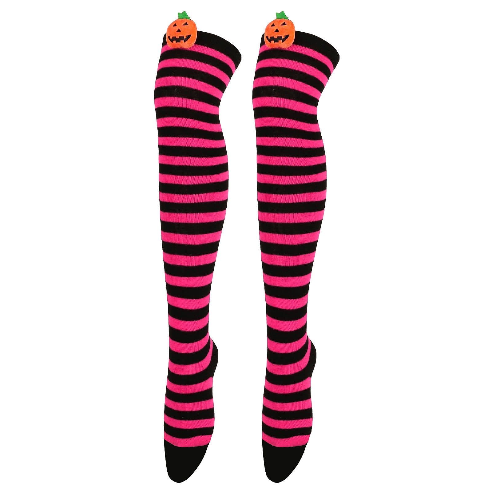 image-Cartoon Devil Over Knee Socks Women