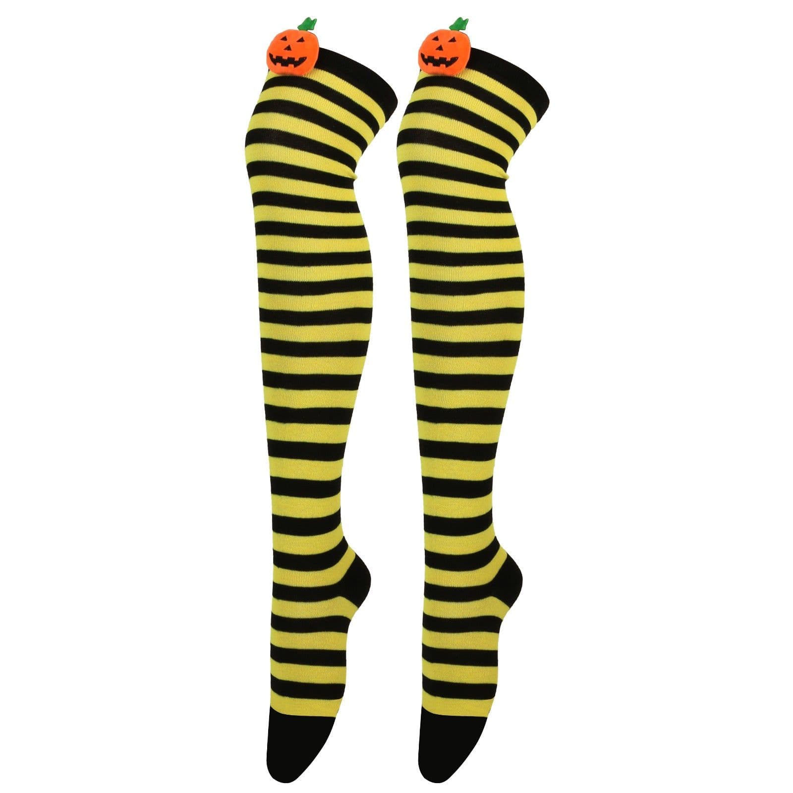 image-Cartoon Devil Over Knee Socks Women