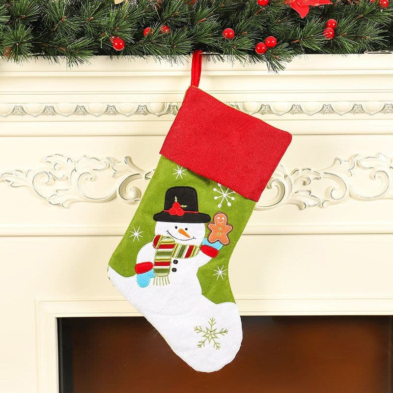image-Fashion Christmas Ornament Knitted Sweater Socks