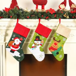 image-Fashion Christmas Ornament Knitted Sweater Socks