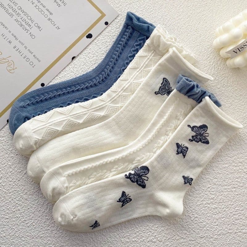 image-Versatile And Cute Japanese Jk Student Stockings