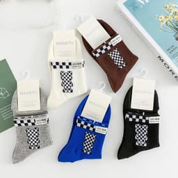image-Cartoon Bear Ins Three-dimensional Flower Tulip Stockings Female