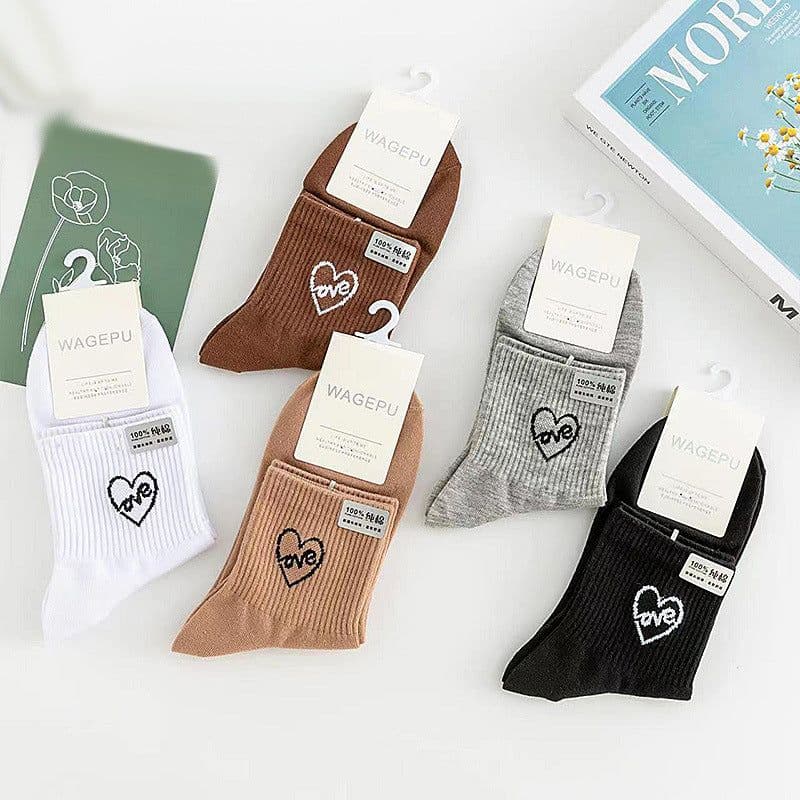 image-Cartoon Bear Ins Three-dimensional Flower Tulip Stockings Female
