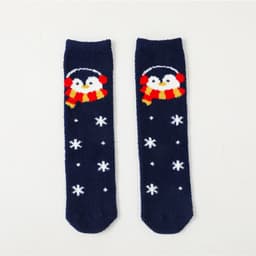 image-New Baby Christmas Cartoon Coral Velvet Stockings
